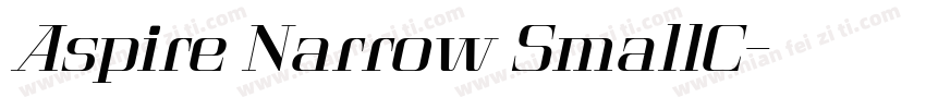 Aspire Narrow SmallC字体转换